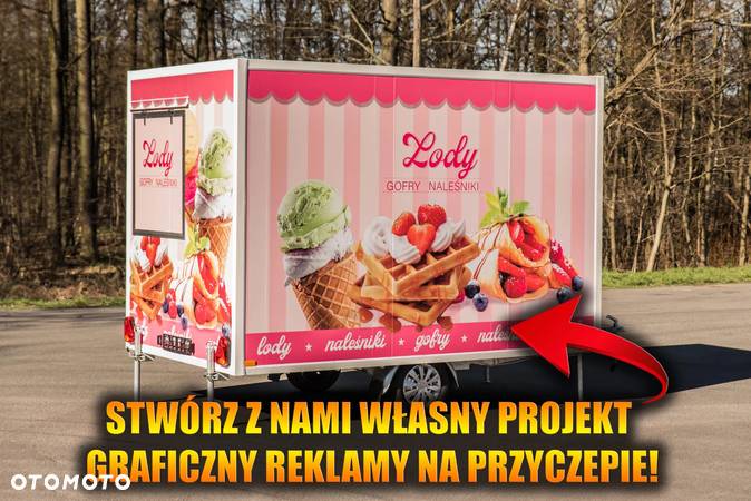 Nowim M.0.18.25.0396 Przyczepa gastronomiczna 3 m kawa gofry lody foodtruck - 11