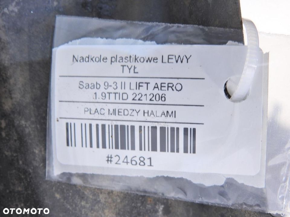 NADKOLE LEWY TYŁ SAAB 9-3 II LIFT 12786022C - 4