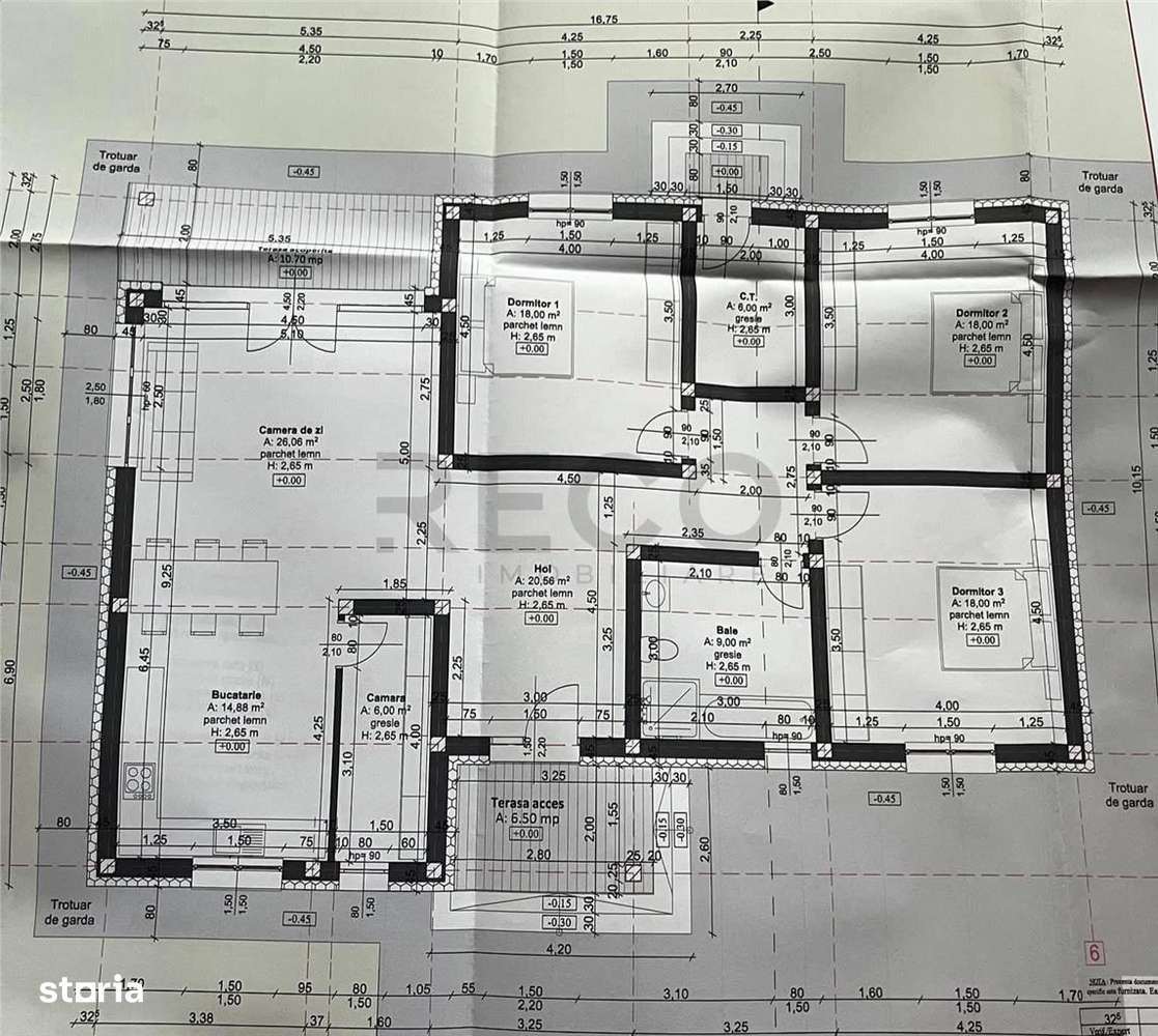 RECO teren intravilan Cefa cu proiect casa - Imagine principală: 5/5
