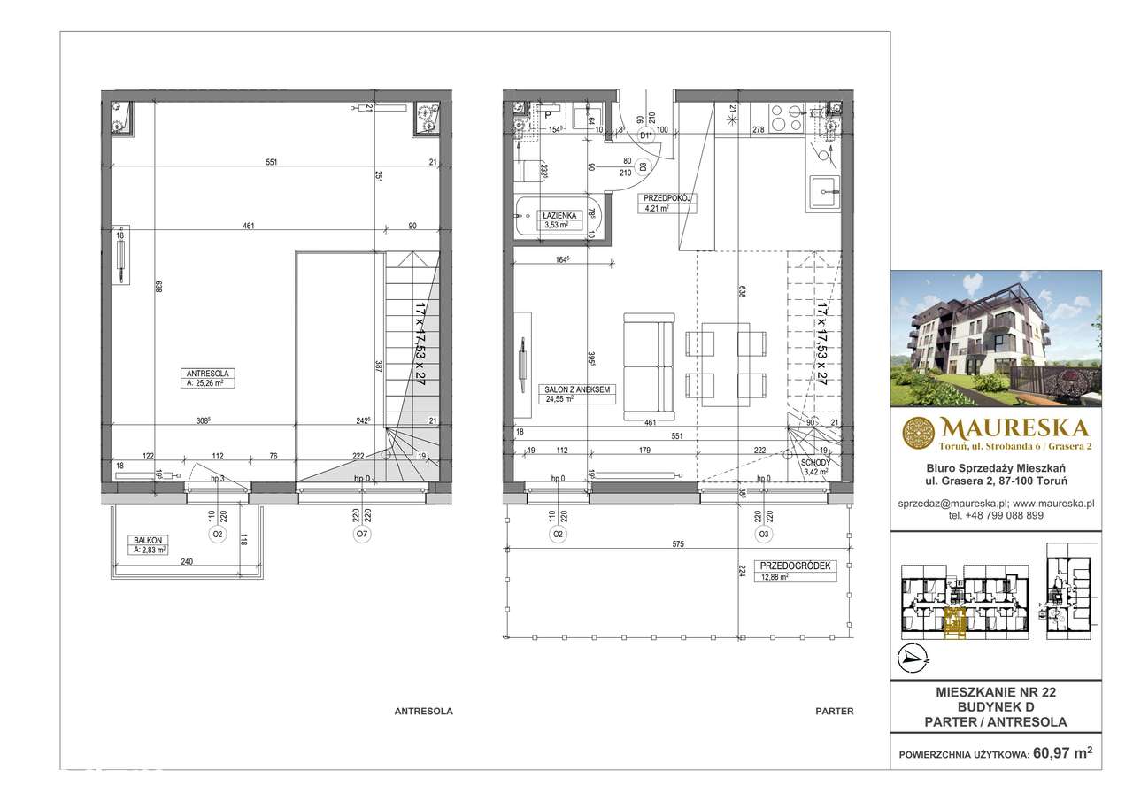 Osiedle Maureska | mieszkanie 1-pok. | D.22 - Pełny obrazek: 2/7