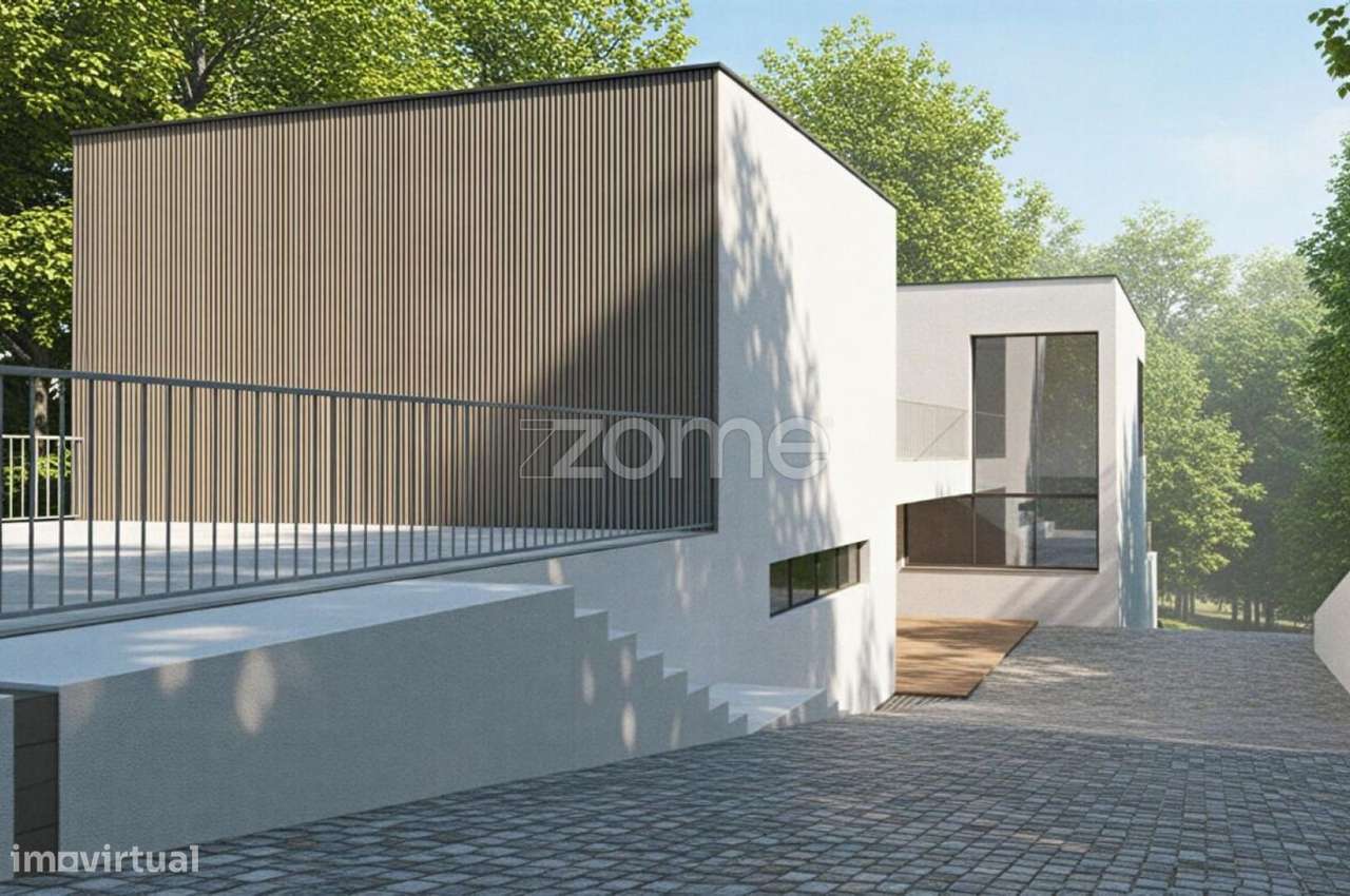 Lote de Terreno com projeto para moradia unifamiliar, em Adoufe.-1