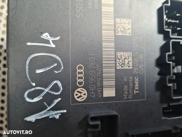 Calculator ECU Modul Memorie Scaun Audi A8 4H D4 Cod 4H0959760F Dezmembrez Audi A8- Dezmembrari Arad - 8