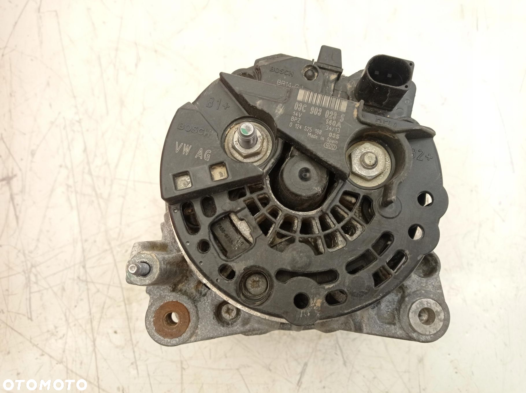 VW TOURAN LIFT 1.4 TSI ALTERNATOR 03C903023S - 2