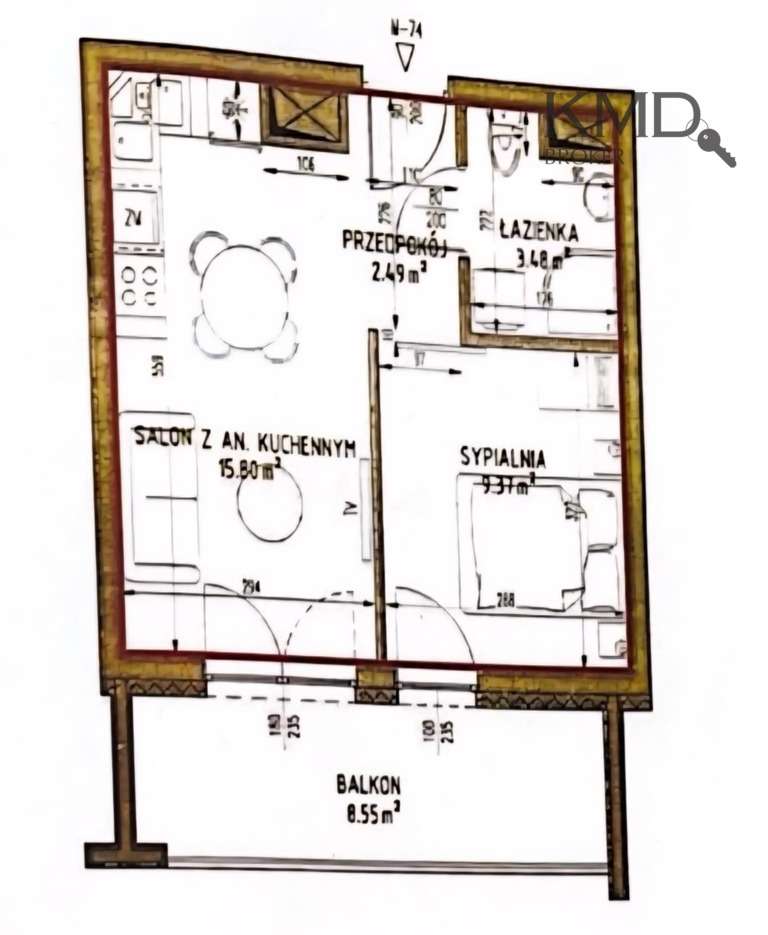 Nowe mieszkanie 2 pokoje dla singla ,pary/Felin-8