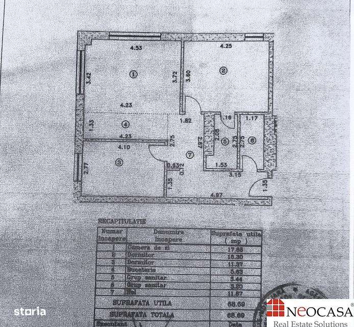 Apartament 3 Camere 4 City North I Mobilat & Utilat-14