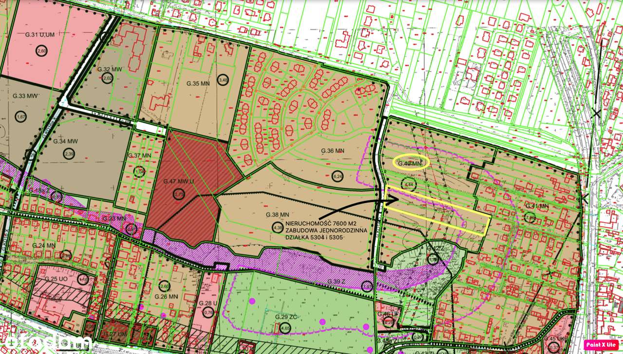Działka budowlana Sosnowiec ul.Klimontowska-3