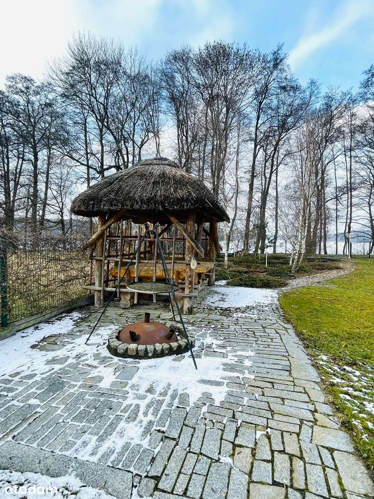 Dom nad jeziorem -pierwsza linia brzegowa Jesionka 15 min od Wolsztyna-13