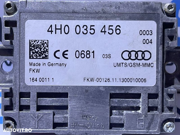 Unitate Modul Calculator Amplificator Antena Telefon VW Polo 6R 2015 - 2018 Cod 4H0035456 - 2