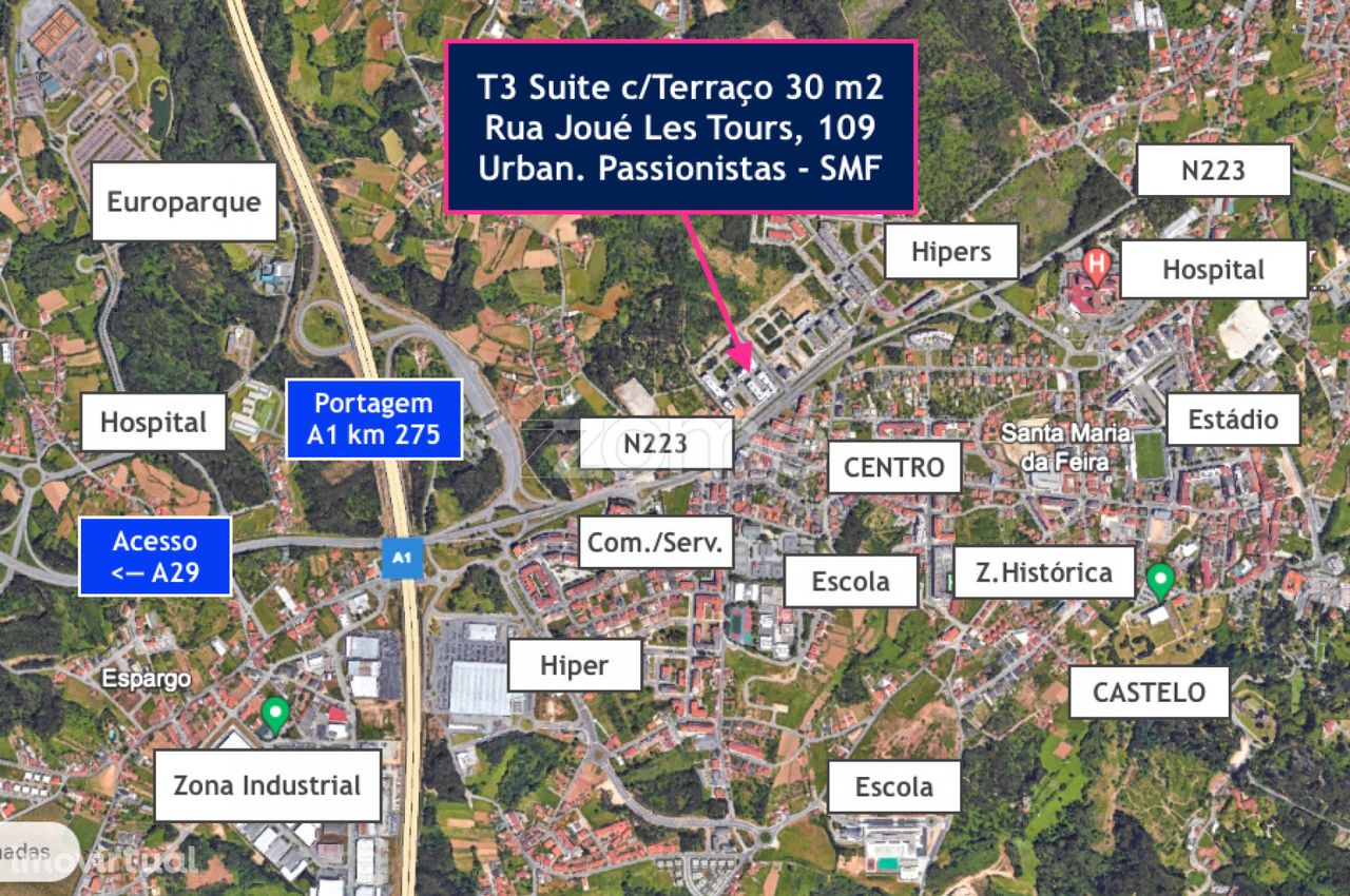 T3 Suite com Terraço 30 m2 I Passionistas S.M.Feira