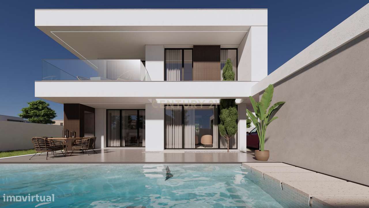 Moradia T4 contemporânea com piscina e garagem junto à Beloura/TASIS - Grande imagem: 2/33