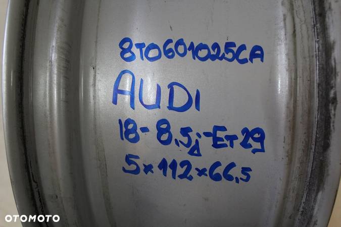 FELGA ALUMINIOWA AUDI 8T0 A5 18 5x112 ET29 - 3