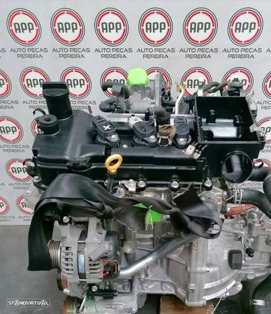 Motor Toyota Aygo, Citroën C1, Peugeot 108 1.0, referência 1KR, aproximadamente 54600 kms. - 1