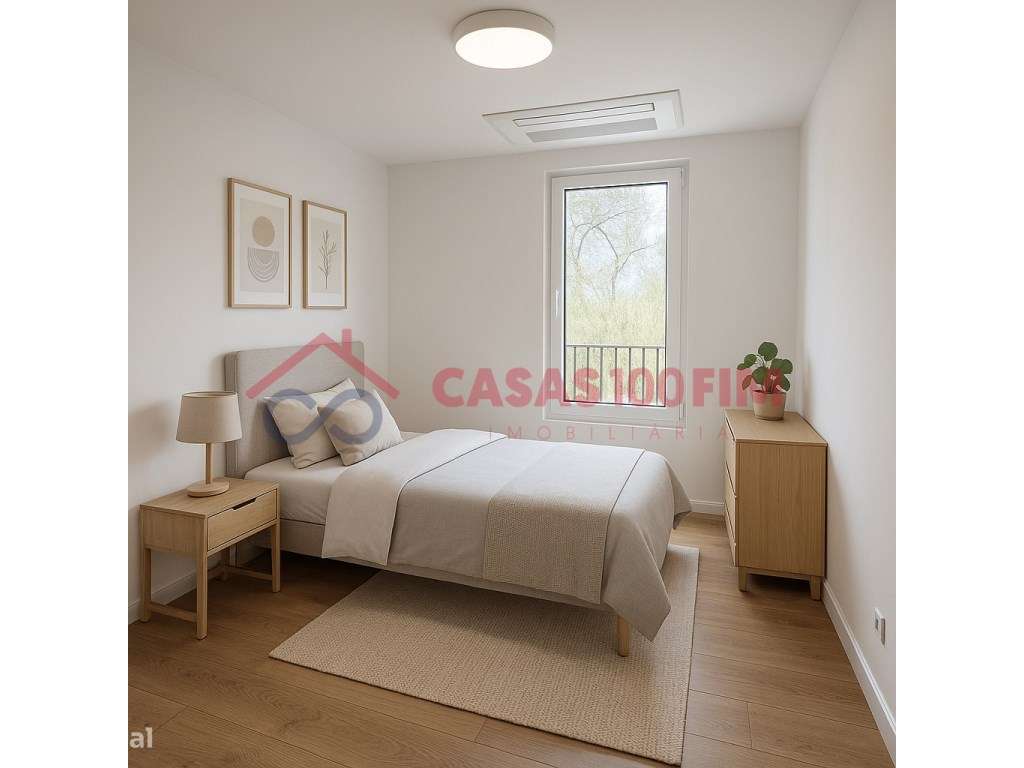 Apartamento T3 novo com varandas e vista castelo em Leiria-10