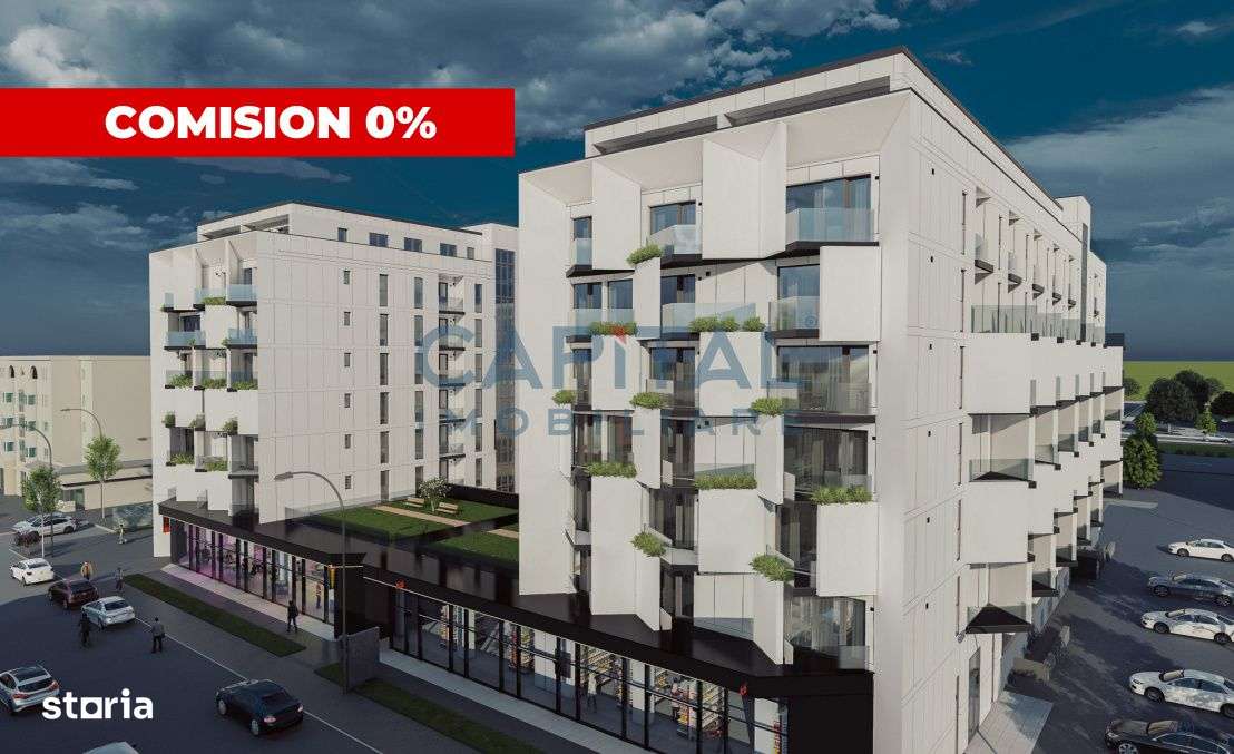 Apartament de vanzare, 3 camere, ansamblu rezidential modern, comision - Imagine principală: 3/6
