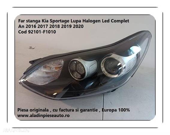 Far stanga , far dreapta , Far Kia Sportage , Kia Xceed ; X-Ceed , Kia Ceed , Kia Niro - 4