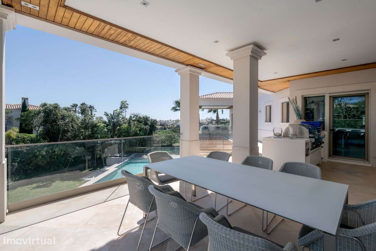 Moradia de luxo com vista mar e golfe-13