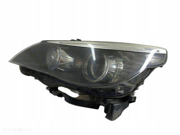 BMW E60 E61 LIFT LCI LAMPA LEWA PRZÓD BI XENON SKRĘTNA DYNAMIC KOMPLETNA - 1