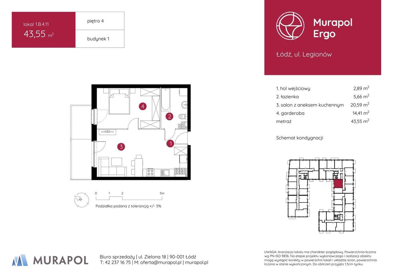 Nowe mieszkanie | Murapol Ergo | Blisko Manufaktury | Łódź-5