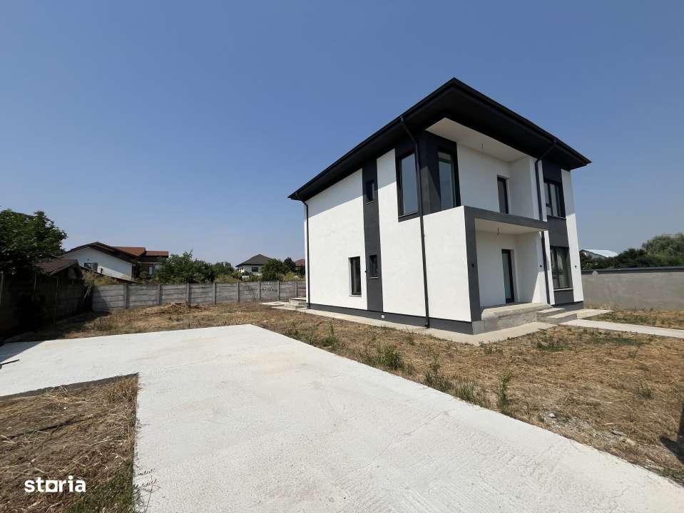 De vanzare vila individuala ''la alb'' 5 camere teren generos Corbeanc-15