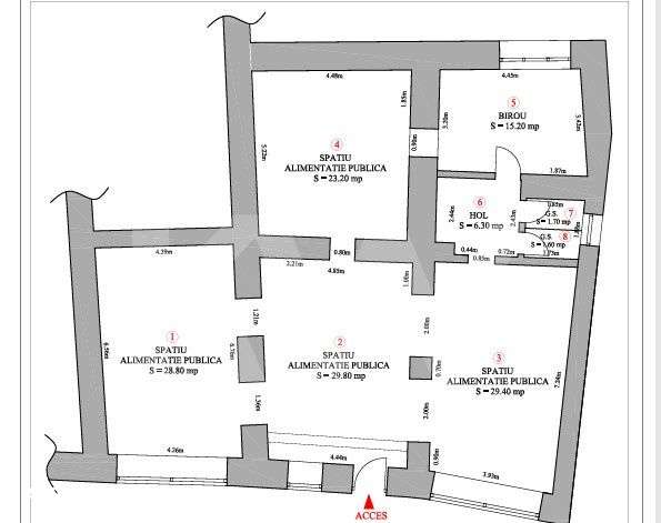 Spatiu comercial stradal 136mp Central Istoric Sibiu preluare chirias - Imagine principală: 4/7