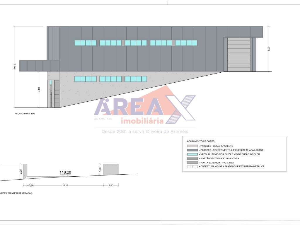 Terreno com projeto para pavilhão - Área de terreno: 1466m2-5