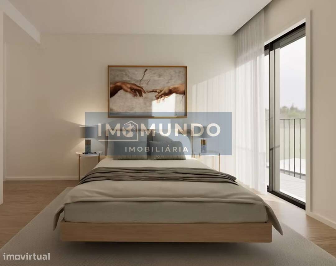 T2 Contemporâneo em Condomínio Fechado (Garagem Incluída)-4