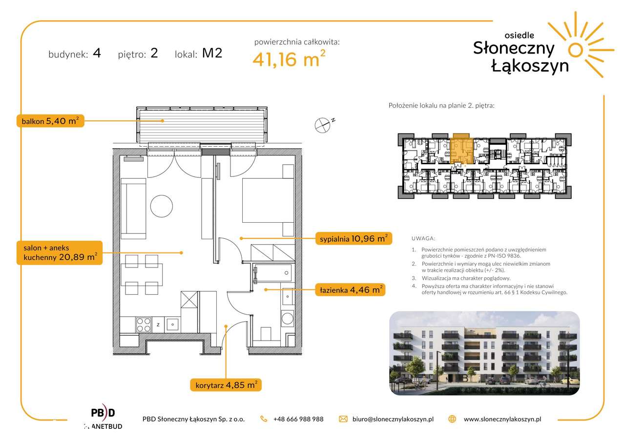 Słoneczny Łąkoszyn | mieszkanie 2-pok. | 4.2.M2 - Pełny obrazek: 2/7