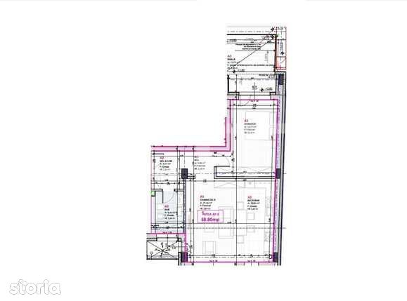 Proiect premium! Apartament de 2 camere, 58 mp, terasa, zona Marasti