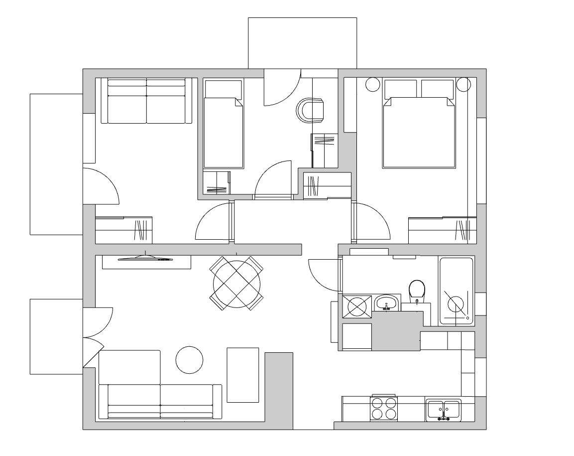 Piękne 4-pokojowe mieszkanie w centrum Gdańska-19