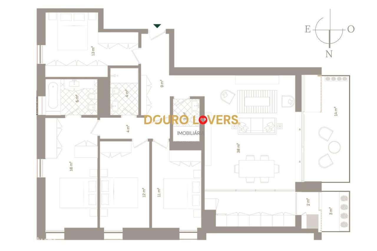Apartamento T4 nos Jardins d’Arrábida, Vila Nova de Gaia-26