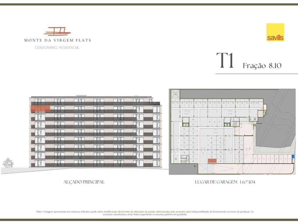 Apartamento T1 novo no Monte da Virgem, Porto-9