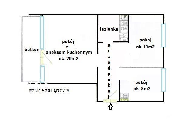 Wola Duchacka! 3 pokoje, balkon, piwnica