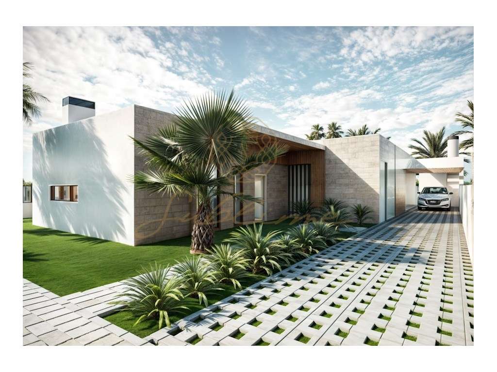 Moradia Térrea, Isolada com Piscina, Vista para o Campo-1