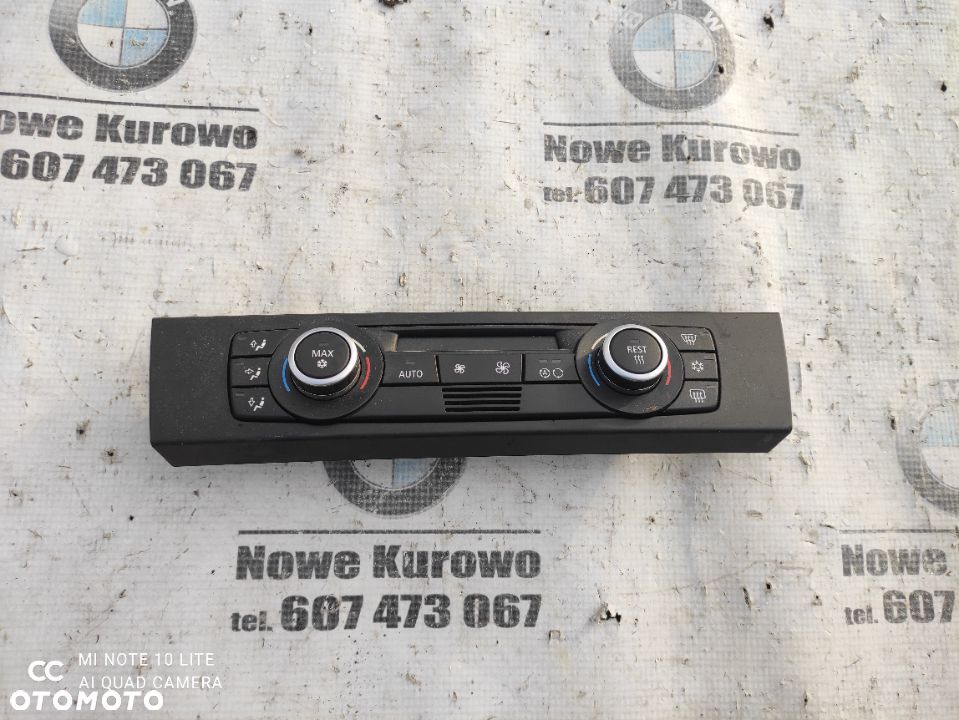 BMW E90 E91 Panel klimatyzacji 9162983 - 1