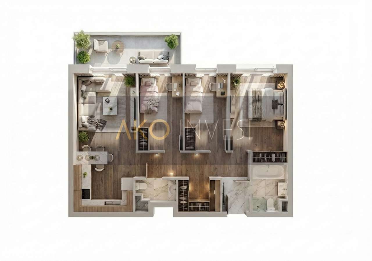 Ostatnie 4 pok! >67m2< | Tanie MP w hali | GRATIS Poddasze 38m2! - Pełny obrazek: 2/6