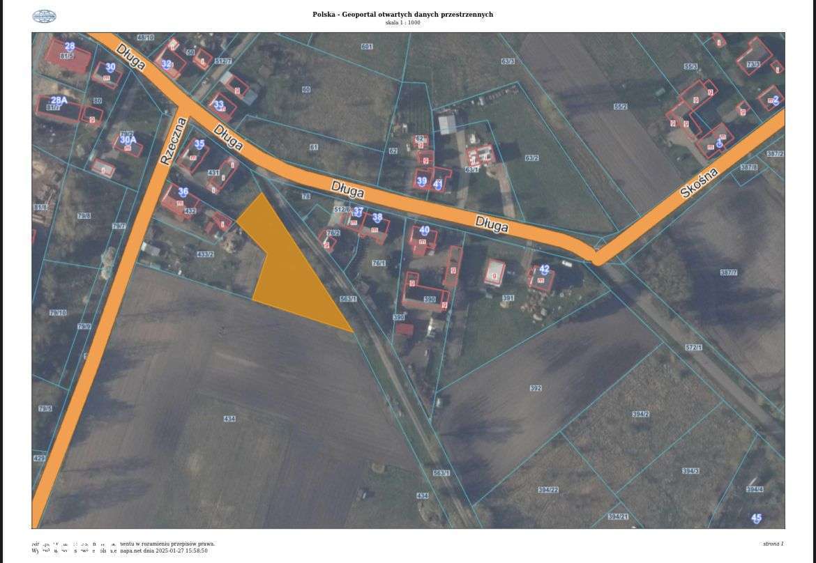 Działka z warunkami zabudowy cisza Krosino - Pełny obrazek: 4/10