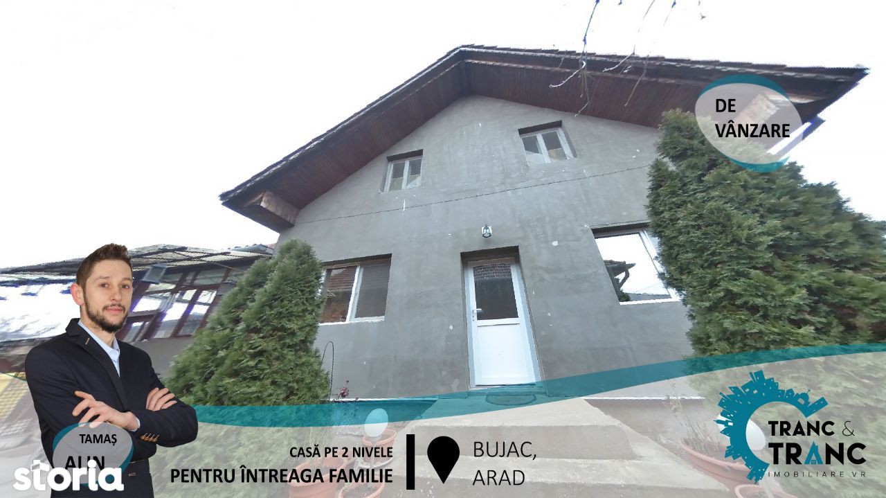 Casa pe 2 nivele pentru intreaga familie in Bujac