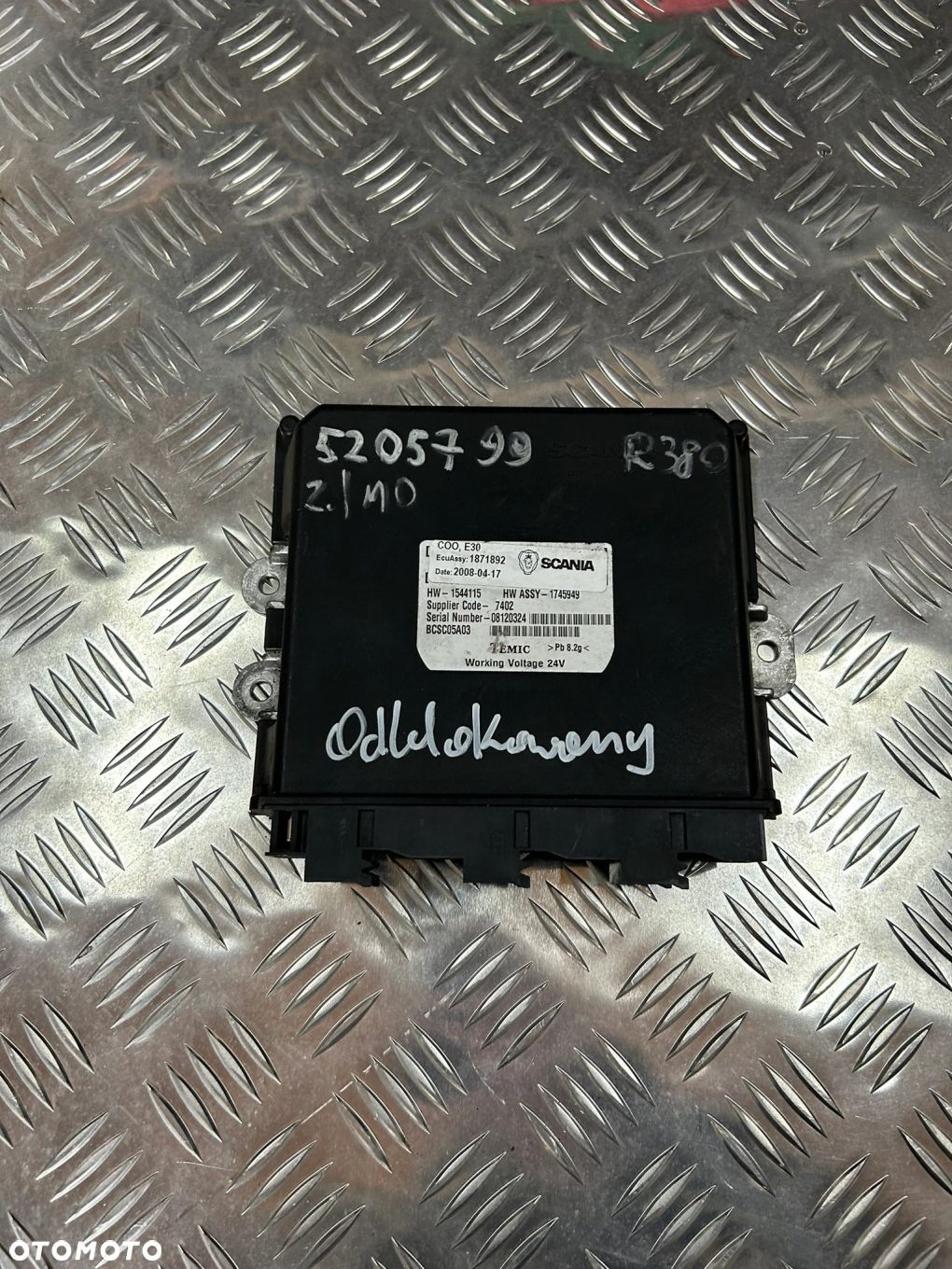 STEROWNIK KOMPUTER ECU COO6 SCANIA R - 1