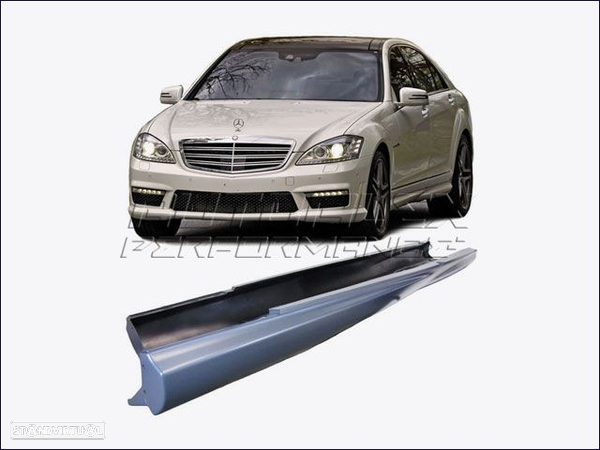 Embaladeiras Laterais AMG Mercedes W221 - 1