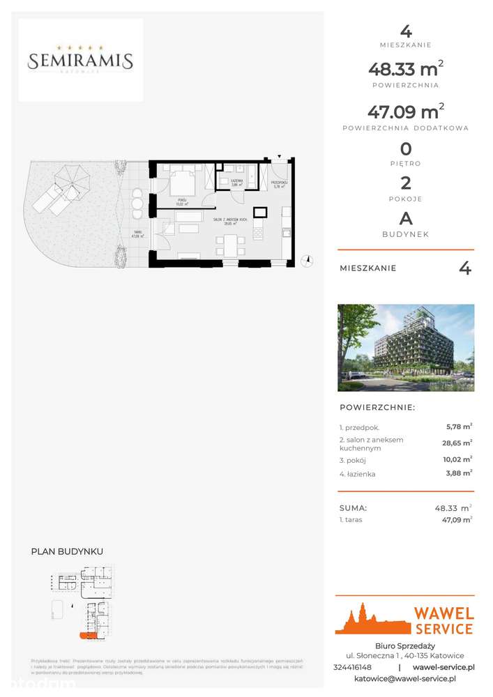 Semiramis | mieszkanie 2-pok. | 4 - Pełny obrazek: 2/7