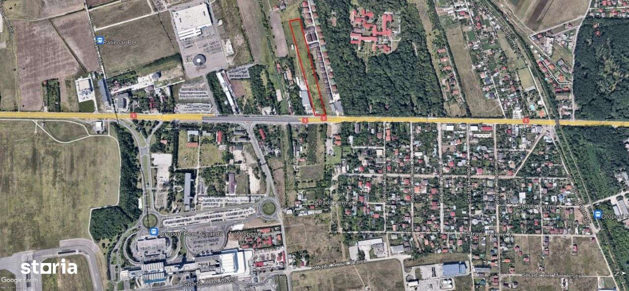 Otopeni-DN1 teren constructii 16500mp, zona mixta - Imagine principală: 4/7
