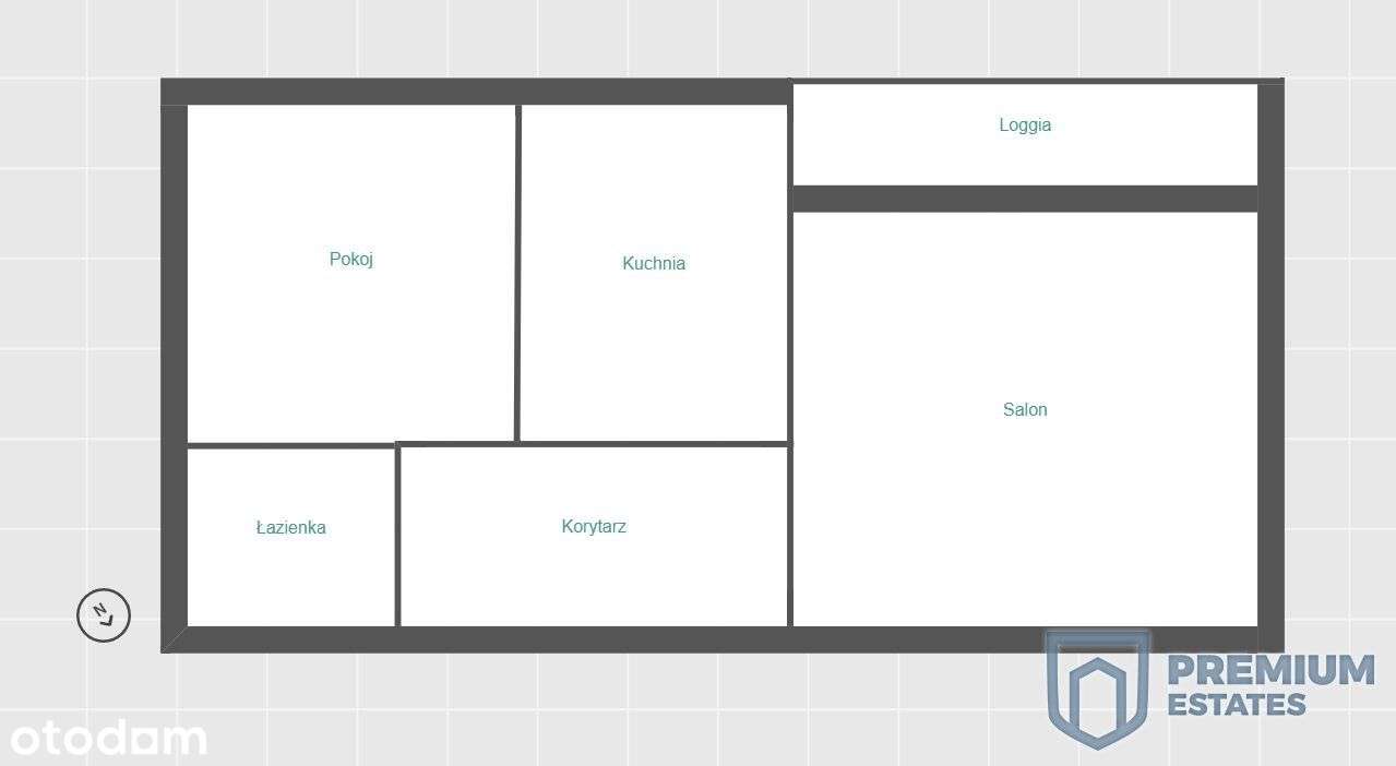 2 pokoje | Zieleń | Logia | Podgórze Duchackie-14