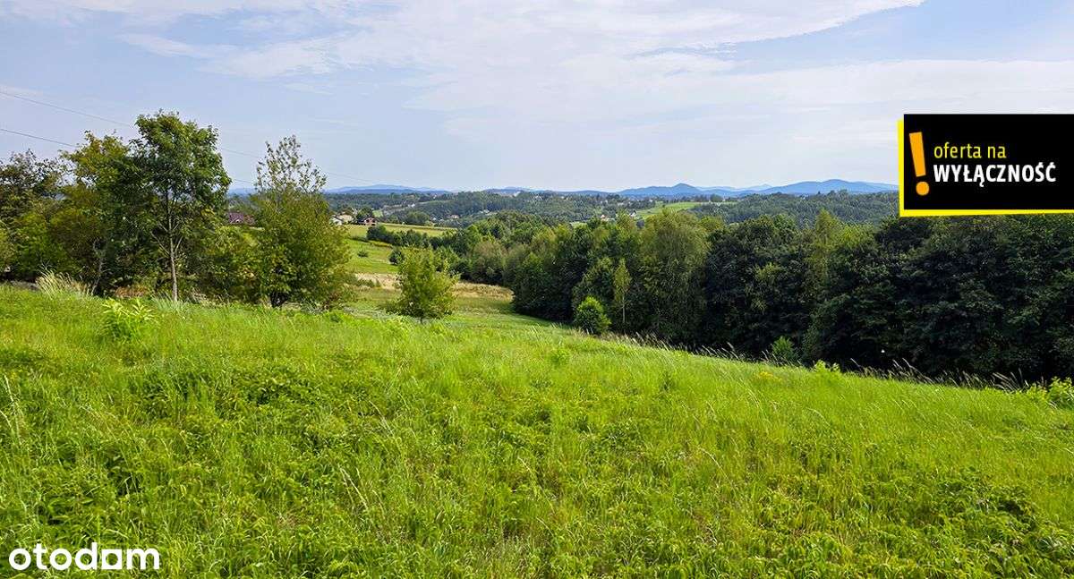 Działka  w Czechówce z widokiem na Beskidy - Pełny obrazek: 4/10