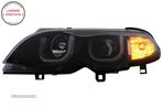 Faruri 3D U LED Angel Eyes BMW Seria 3 E46 Facelift (09.2001-03.2005) Limousine To- livrare gratuita - 9