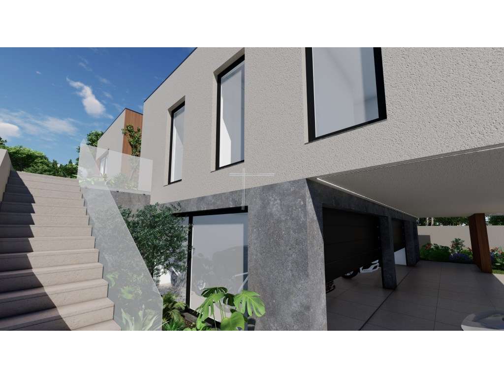 Moradia isolada T5, arquitetura contemporânea com garagem e piscina...-7