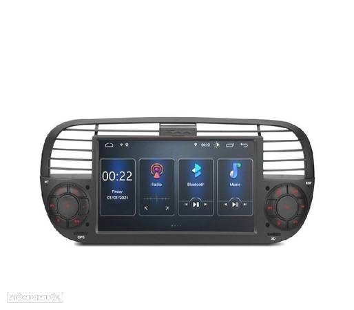 AUTO RÁDIO GPS ANDROID 12 PARA FIAT 500 07-15 - 3