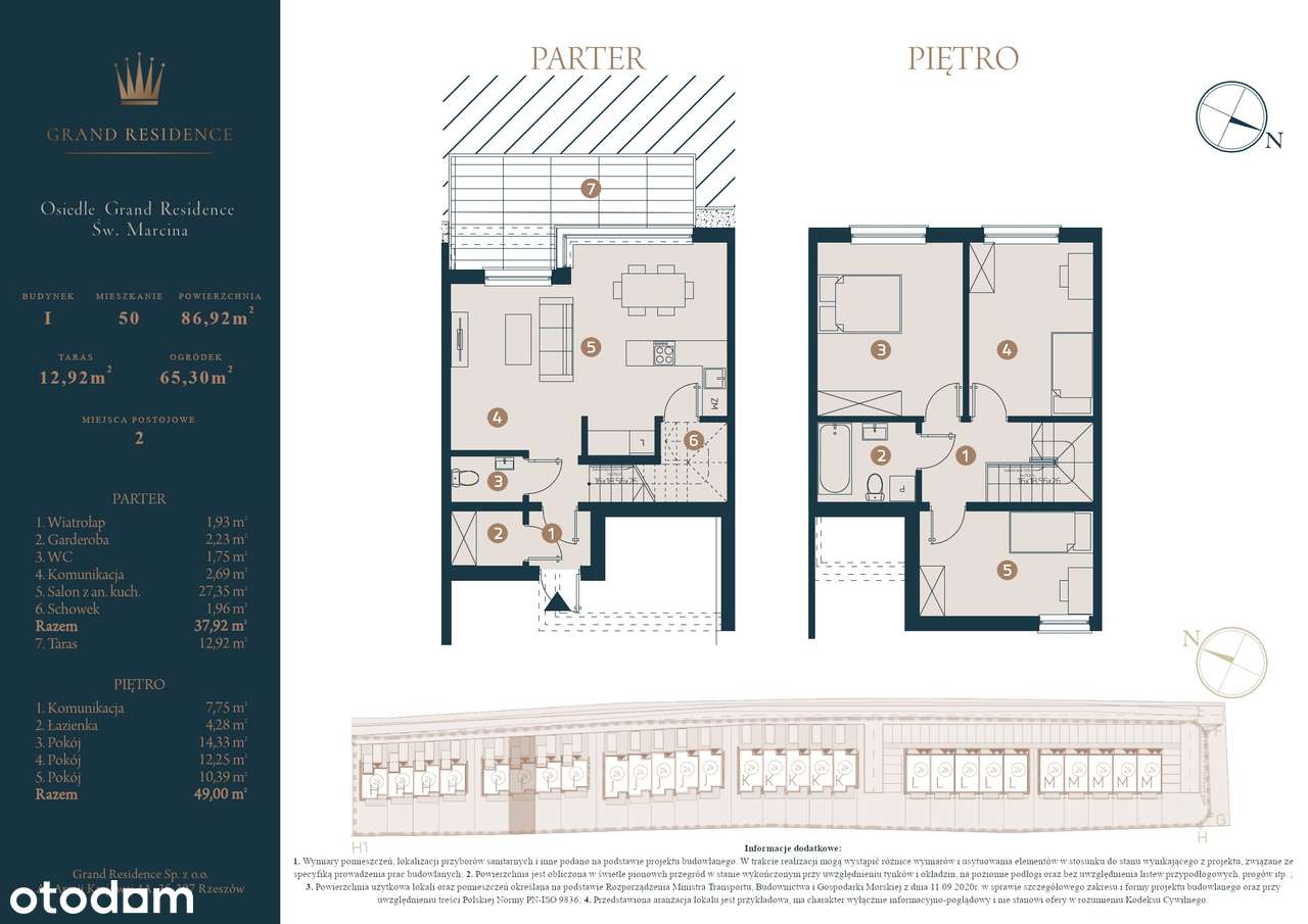 PRZEDSPRZEDAŻ! Nowoczesne szeregówki przy lesie Św. Marcina - Pełny obrazek: 5/10