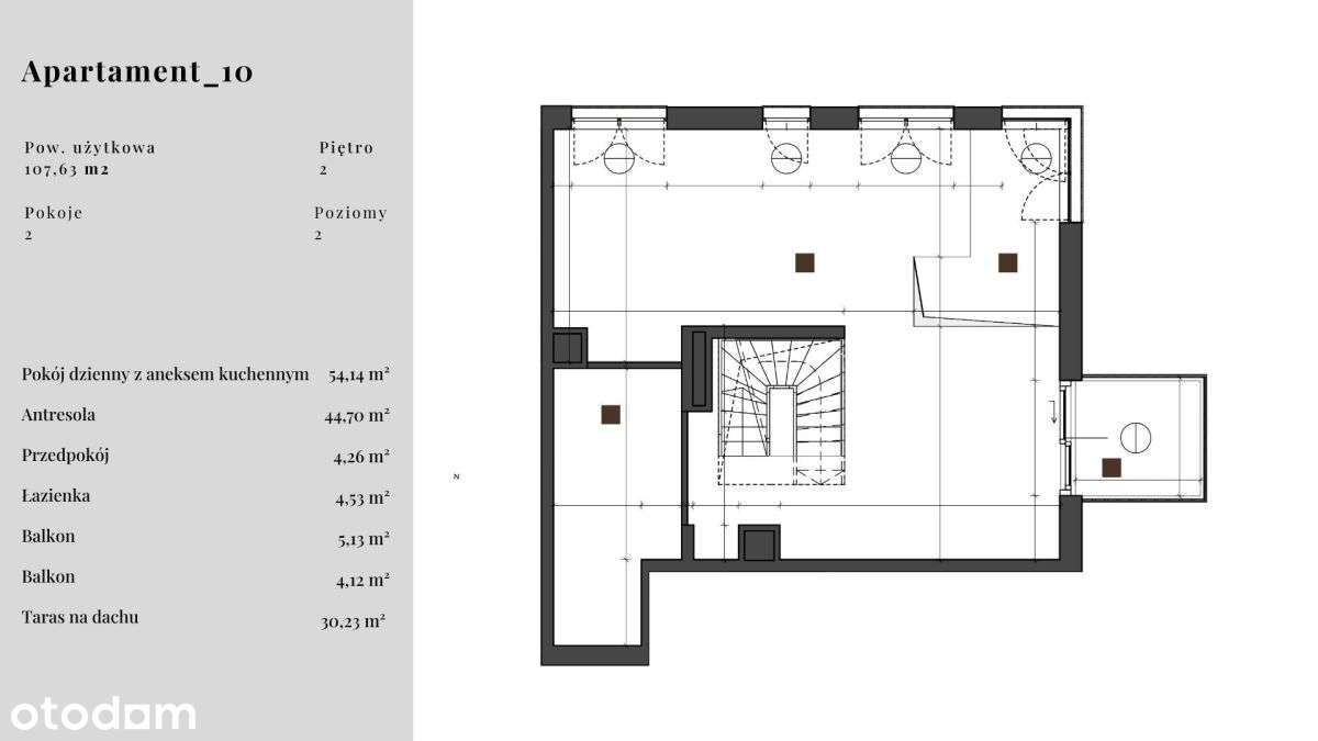 Górny Mokotów | Taras na dachu | Komfort-4