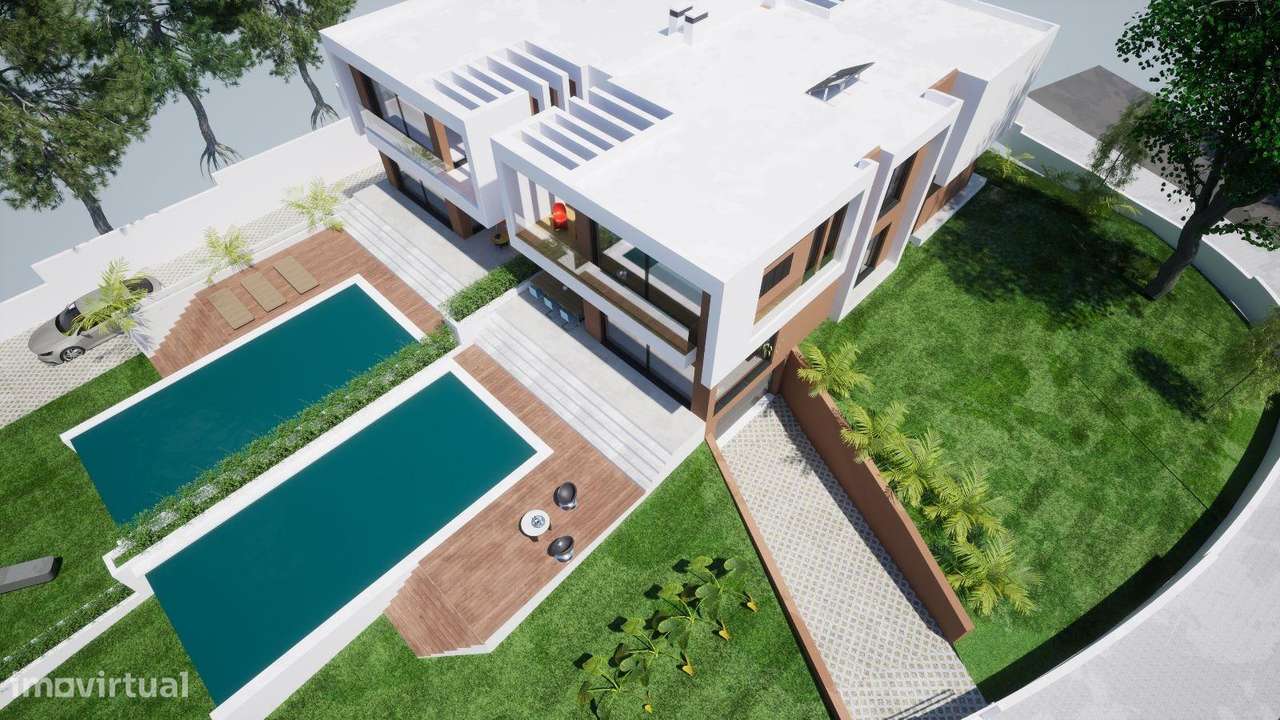 Moradia T4 de Luxo em Construção com Piscina de Água Salgada em... - Grande imagem: 5/40