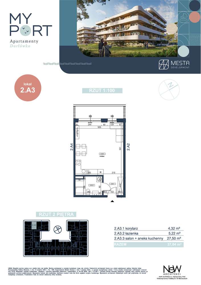 MyPort Apartamenty Darłówko - 2.A3